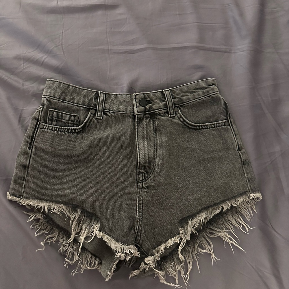 Superdry Frayed Hem Denim Shorts
